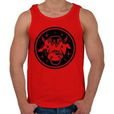 PRINTFASHION Bika - Férfi atléta - Piros atléta, trikó