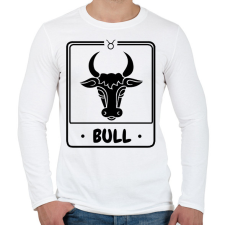 PRINTFASHION bika - Férfi hosszú ujjú póló - Fehér férfi póló