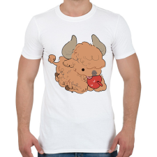 PRINTFASHION Bika - Férfi póló - Fehér férfi póló