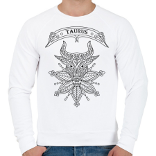 PRINTFASHION Bika - Férfi pulóver - Fehér férfi pulóver, kardigán