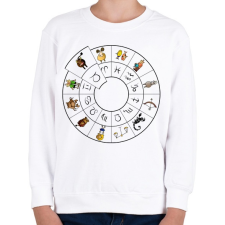 PRINTFASHION Bika - Gyerek pulóver - Fehér gyerek pulóver, kardigán