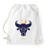 PRINTFASHION Bika minta - Sportzsák, Tornazsák - Fehér