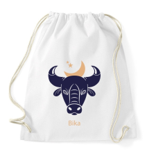 PRINTFASHION Bika minta - Sportzsák, Tornazsák - Fehér tornazsák