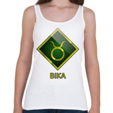 PRINTFASHION Bika - Női atléta - Fehér női trikó