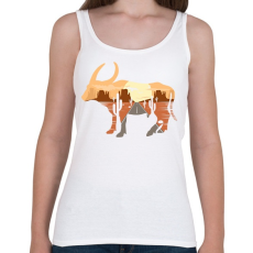 PRINTFASHION Bika - Női atléta - Fehér