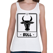 PRINTFASHION bika - Női atléta - Fehér női trikó