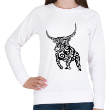 PRINTFASHION Bika - Női pulóver - Fehér női pulóver, kardigán