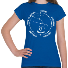 PRINTFASHION Bika tulajdonságok - Női póló - Királykék női póló