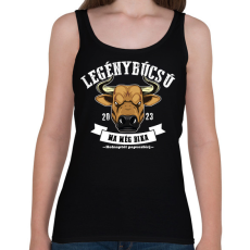 PRINTFASHION Bika voltam - papucs leszek! - Női atléta - Fekete