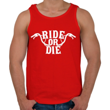 PRINTFASHION Bike 4ever - Férfi atléta - Piros atléta, trikó