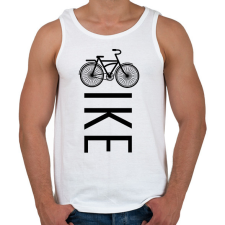 PRINTFASHION Bike - Biciklis - Férfi atléta - Fehér atléta, trikó
