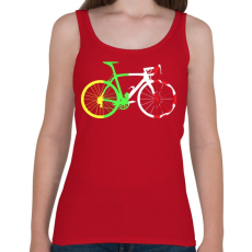 PRINTFASHION Bike - Női atléta - Cseresznyepiros