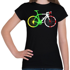 PRINTFASHION Bike - Női póló - Fekete