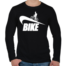 PRINTFASHION Biker - Férfi hosszú ujjú póló - Fekete férfi póló