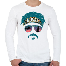 PRINTFASHION Billy a menősrác - Férfi hosszú ujjú póló - Fehér