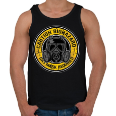 PRINTFASHION Biohazard maszk - Férfi atléta - Fekete