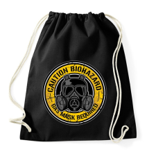 PRINTFASHION Biohazard maszk - Sportzsák, Tornazsák - Fekete tornazsák
