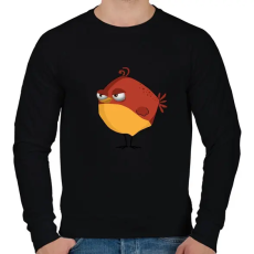 PRINTFASHION Bird - Férfi pulóver - Fekete