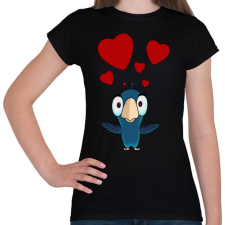 PRINTFASHION birdie - Női póló - Fekete női póló