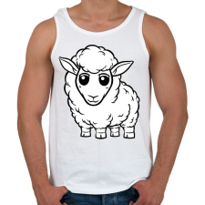 PRINTFASHION Birka - Férfi atléta - Fehér atléta, trikó