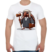 PRINTFASHION Bíró - Férfi póló - Fehér férfi póló