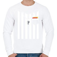 PRINTFASHION Bíró jelmez - Férfi pulóver - Fehér férfi pulóver, kardigán