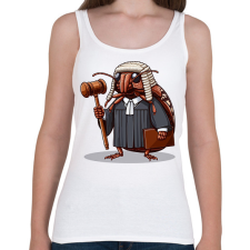 PRINTFASHION Bíró - Női atléta - Fehér női trikó