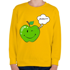 PRINTFASHION Bírs?! - Gyerek pulóver - Sárga