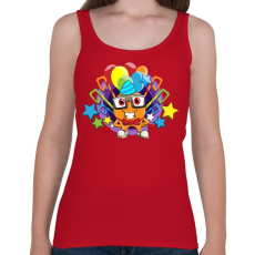 PRINTFASHION Birthday - Női atléta - Cseresznyepiros