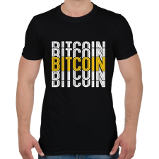 PRINTFASHION BITCOIN 4 EVER 10 - Férfi póló - Fekete férfi póló
