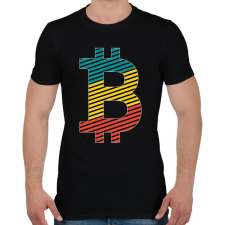 PRINTFASHION BITCOIN 4 EVER 11 - Férfi póló - Fekete férfi póló