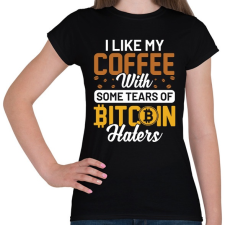 PRINTFASHION BITCOIN 4 EVER 14 - Női póló - Fekete női póló