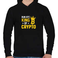 PRINTFASHION BITCOIN 4 EVER 3 - Férfi kapucnis pulóver - Fekete női pulóver, kardigán