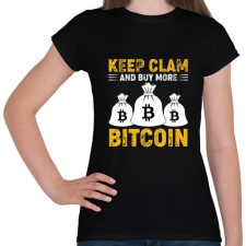 PRINTFASHION BITCOIN 4 EVER 42 - Női póló - Fekete női póló