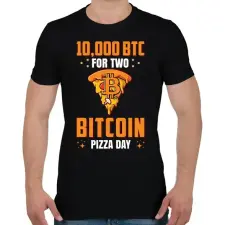 PRINTFASHION BITCOIN 4 EVER 44 - Férfi póló - Fekete férfi póló