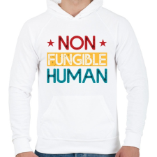 PRINTFASHION BITCOIN 4 EVER 47 - Férfi kapucnis pulóver - Fehér női pulóver, kardigán