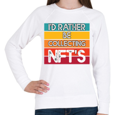 PRINTFASHION BITCOIN 4 EVER 48 - Női pulóver - Fehér női pulóver, kardigán