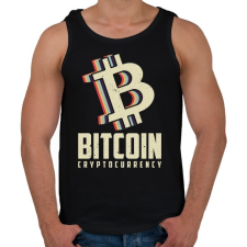 PRINTFASHION BITCOIN 4 EVER 51 - Férfi atléta - Fekete atléta, trikó