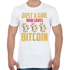 PRINTFASHION BITCOIN 4 EVER 57 - Férfi póló - Fehér