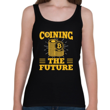 PRINTFASHION BITCOIN 4 EVER 58 - Női atléta - Fekete női trikó