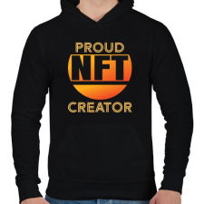 PRINTFASHION BITCOIN 4 EVER 60 - Férfi kapucnis pulóver - Fekete női pulóver, kardigán