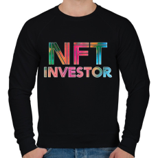 PRINTFASHION BITCOIN 4 EVER 63 - Férfi pulóver - Fekete