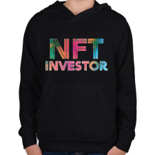 PRINTFASHION BITCOIN 4 EVER 63 - Gyerek kapucnis pulóver - Fekete gyerek pulóver, kardigán