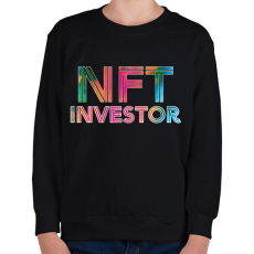 PRINTFASHION BITCOIN 4 EVER 63 - Gyerek pulóver - Fekete