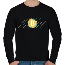 PRINTFASHION BITCOIN 4 EVER 64 - Férfi pulóver - Fekete női pulóver, kardigán