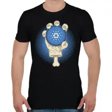 PRINTFASHION BITCOIN 4 EVER 66 - Férfi póló - Fekete férfi póló