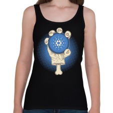 PRINTFASHION BITCOIN 4 EVER 66 - Női atléta - Fekete női trikó