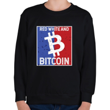 PRINTFASHION BITCOIN 4 EVER 67 - Gyerek pulóver - Fekete gyerek pulóver, kardigán