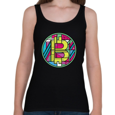 PRINTFASHION BITCOIN 4 EVER 69 - Női atléta - Fekete női trikó