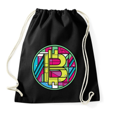 PRINTFASHION BITCOIN 4 EVER 69 - Sportzsák, Tornazsák - Fekete tornazsák